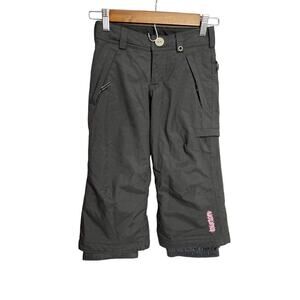 Burton Ski Pants Girls Youth XS Black Dryride Snowboarding